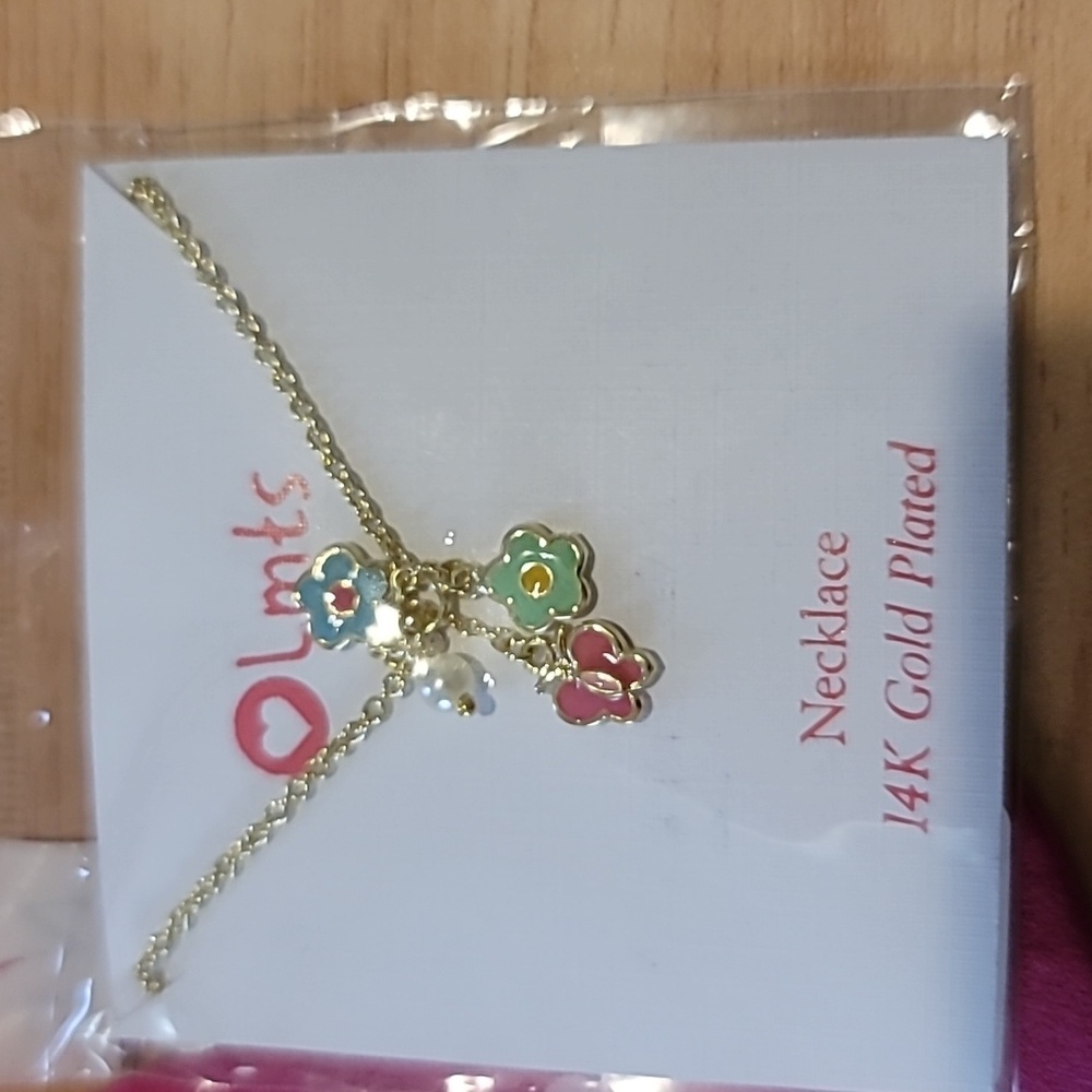 Little Miss Twin Stars necklace NIP